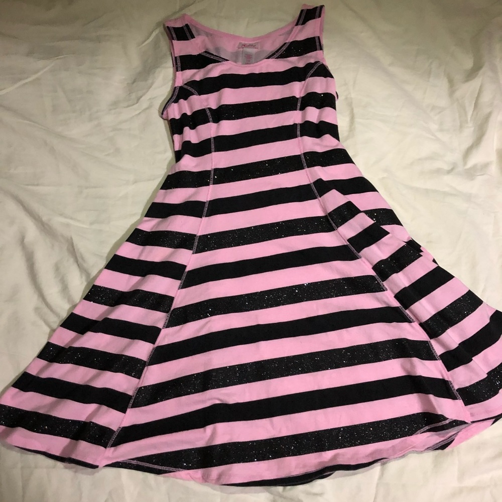 Striped skater dress